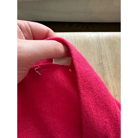 Anthropologie "T" 100% Cashmere Tunic Cardigan Sweater in Pink Size Medium - Picture 6 of 10